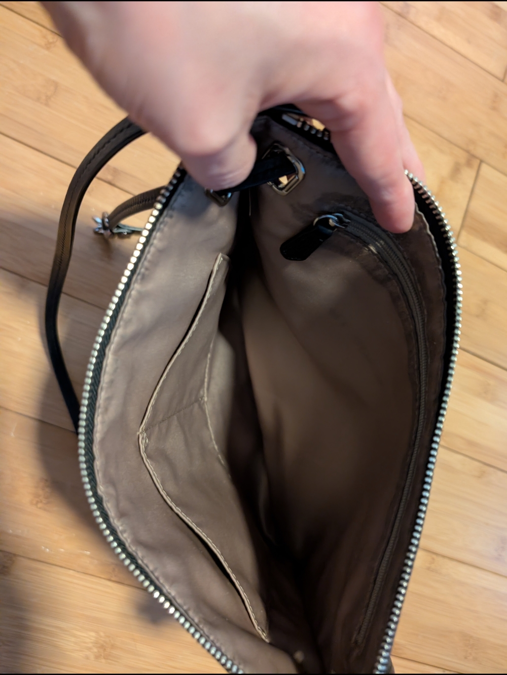 Coach Black Signature Canvas Crossbody Bag - Picture 4 of 6